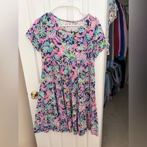 Lilly Pulitzer Floral Dress - Pink and Green